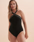 Фото #1 товара Lauren Ralph Lauren 299153 Luxury High Neck One-piece Swimsuit Size 6