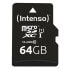 Карта памяти микро-SD с адаптером INTENSO 34234 UHS-I XC Premium Чёрный