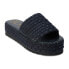 Фото #2 товара BEACH by Matisse Del Mar Platform Womens Black Casual Sandals DELMAR-458