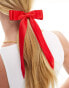 Фото #1 товара ASOS DESIGN hairband with bow detail in red