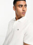 Фото #3 товара GANT shield logo regular fit pique polo in white