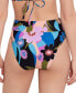 Фото #2 товара Women's Blooming Wave High-Waist Bikini Bottoms, Created for Macy's