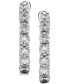 ფოტო #2 პროდუქტის Diamond Hoop Earrings (1 ct. t.w.) in 14k White Gold