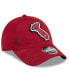 Men's Red Los Angeles Angels 2024 Clubhouse 9FORTY Adjustable Hat