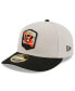 Фото #4 товара Men's Stone, Black Cincinnati Bengals 2023 Salute To Service Low Profile 59FIFTY Fitted Hat