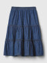 Фото #5 товара Kids Tiered Denim Midi Skirt