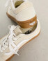 Vans Old Skool trainers in oatmeal with gum sole