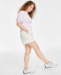 Фото #2 товара Women's High-Rise Pull-On Chino Shorts, Created for Macy's