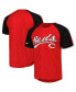 Фото #1 товара Men's Red Cincinnati Reds Button-Down Raglan Fashion Jersey