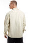 Фото #2 товара Fred Perry pocket overshirt in beige