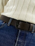 Levi's Seine leather belt in brown with logo