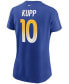 Women's Cooper Kupp Royal Los Angeles Rams Name Number T-shirt