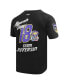 Men's Justin Jefferson Black Minnesota Vikings Fast Lane Name Number Player T-Shirt Черный, S - фото #3