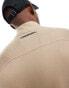 Nike Running Trail 1/2 zip sweatshirt in beige