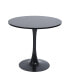 Фото #10 товара Modern 31.5" Dining Table With Round Top And Pedestal Base In B Lack Color
