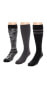Men's 3 Pack Nylon Compression Knee-High Socks