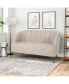 Lupine Modern Loveseat with Hairpin Legs