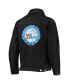 Толстовка The Wild Collective Black 76ers Patch Denim	ButtonUp