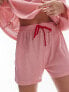 Фото #7 товара Topshop Blush Pink Dreams Notch Long Sleeve Pyjama Set