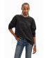 ფოტო #1 პროდუქტის Women's Embossed imagotype sweatshirt