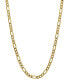 Figaro Link 22" Chain Necklace (3.21mm) in 18k Gold