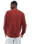 Levi's varsity letterman sweatshirt in red