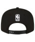 ფოტო #4 პროდუქტის Men's Utah Jazz Black and White 9FIFTY Snapback Hat