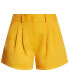 ფოტო #7 პროდუქტის Women's Pleated High Rise Shorts