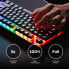 Фото #4 товара HP HyperX Alloy Origins Core - Mechanical Gaming Keyboard - HX Red (DE Layout) - Tenkeyless (80 - 87%) - USB - Mechanical - RGB LED - Black