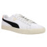 Фото #2 товара Puma Clyde Base L Lace Up Mens White Sneakers Casual Shoes 39941301