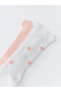 Фото #5 товара Desenli Kız Bebek Diz Altı Çorap 2'li