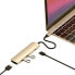 Satechi Aluminium Type-C Slim Mullti-Port Adapter 4K"Gold USB-C 4 in 1