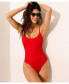 Фото #1 товара Women's Amalfi Scoop Neck One Piece Swimsuit