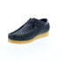 Фото #7 товара Clarks Wallabee 26156530 Mens Black Leather Lace Up Chukkas Boots