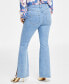Фото #2 товара Petite High-Rise Flare-Leg Jeans, Created for Macy's