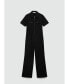 Women's Long Chest-Pocket Jumpsuit