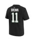 Big Boys and Girls A.J. Brown Black Philadelphia Eagles Player Name and Number T-shirt