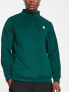 South Beach 1/4 zip sweatshirt in green