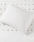 Фото #7 товара Lucy Clip Jacquard 3-Piece Duvet Cover Set, Full/Queen