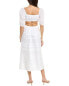 Фото #2 товара Staud Carina Dress Women's White M