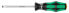 Фото #3 товара Wera 334 Screwdriver for slotted screws - 33 mm - 25.5 cm - 33 mm - 61 g - Black/Green