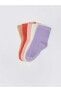 Фото #5 товара Lcw Baby Basic Kız Bebek Soket Çorap 5'li
