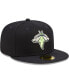 Фото #4 товара Men's Navy Columbia Fireflies Authentic Collection Team Home 59FIFTY Fitted Hat