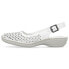 Фото #8 товара Comfortable leather sandals Rieker W RKR665 white