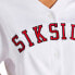 ფოტო #3 პროდუქტის SIKSILK Baseball Crop short sleeve T-shirt