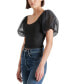 ფოტო #3 პროდუქტის Women's Pamelia Organza-Sleeve Top