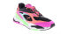 Puma RS-Fast 37540304 Womens Pink Black Synthetic Lifestyle Sneakers Shoes 7.5