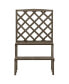 Фото #2 товара Plant Stand with Trellis Gray 27.5"x16.5"x45.2" Solid Fir Wood