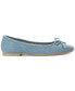 ფოტო #2 პროდუქტის Women's Monaee Bow Slip-On Ballet Flats, Created for Macy's