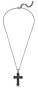 Фото #1 товара Men´s Steel Necklace Cross with Stoneset Crystals PEAGN0036502